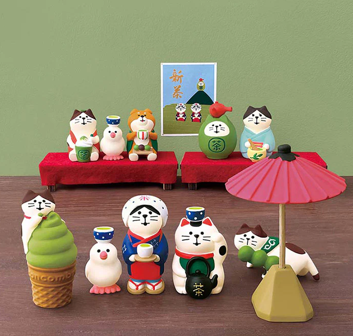 Decole Concombre Figurine - Japanese Green Tea Shop - Matcha Daruma