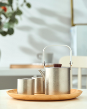 Load image into Gallery viewer, O2H Tea Wonderful Two Tea Kettle Set - Silver