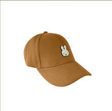 Load image into Gallery viewer, Engelite Miffy Canvas Cap Cinnamon (L) 58cm