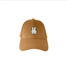 Load image into Gallery viewer, Engelite Miffy Canvas Cap Cinnamon (M) 56cm