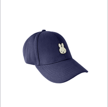 Load image into Gallery viewer, Engelite Miffy Canvas Cap Navy (M) 56cm