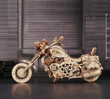 Load image into Gallery viewer, Robotime 3D DIY Wooden Puzzle Cruiser Motorcycle LK504