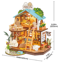 Load image into Gallery viewer, Robotime Rolife Puppy's Cozy Villa DIY Miniature House DG169