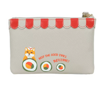 Load image into Gallery viewer, Vendula Sushi - Grey Edition Zipper Coin Purse