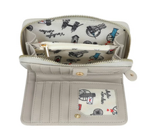 Load image into Gallery viewer, Vendula Sushi - Grey Edition Medium Ziparound Wallet