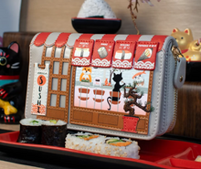 Load image into Gallery viewer, Vendula Sushi - Grey Edition Medium Ziparound Wallet