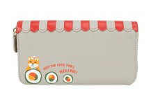 Load image into Gallery viewer, Vendula Sushi - Grey Edition Large Ziparound Wallet