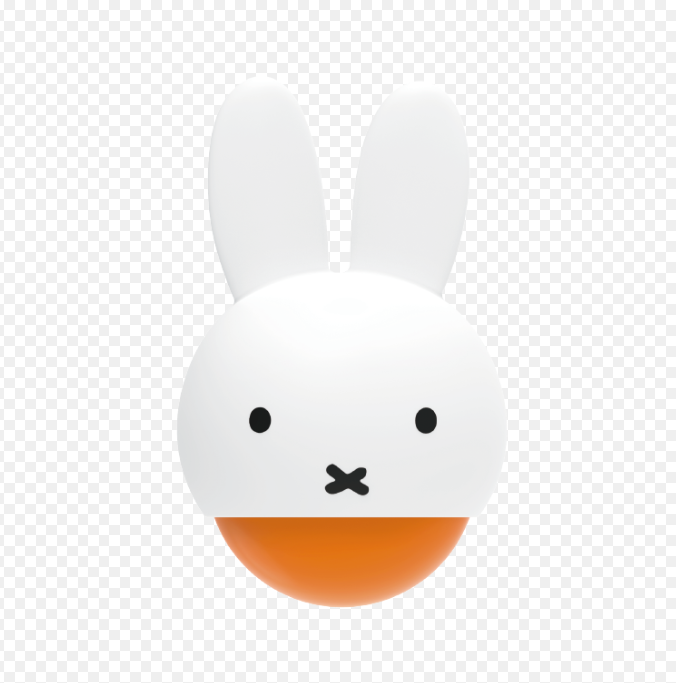 Miffy Self-Gravity Massage Ball-Red