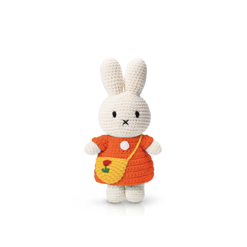 Miffy Handmade and her Orange Dress and Tulip Bag 25cm