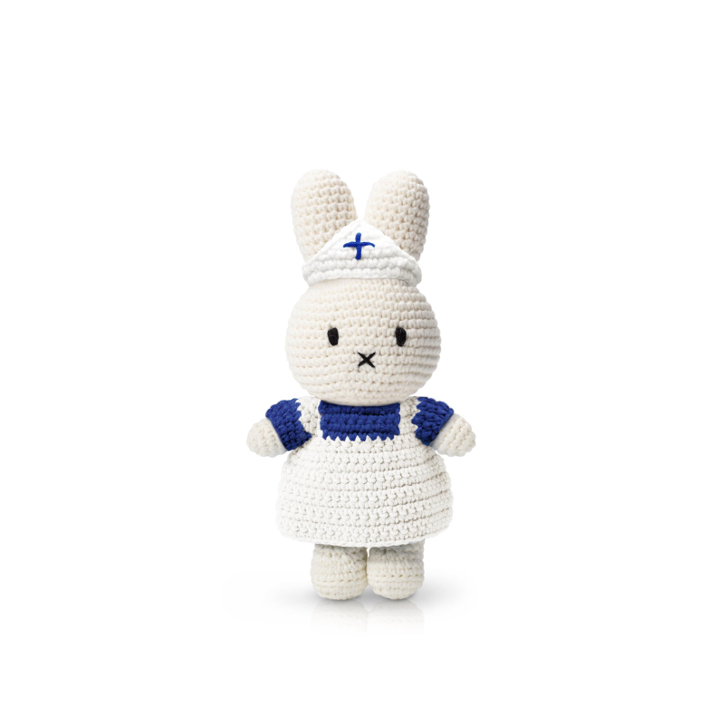 Miffy Handmade and her White Uniform 25cm