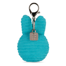 Load image into Gallery viewer, Miffy & Friends Miffy Flat Keychain ECO Corduroy Teal 10 cm