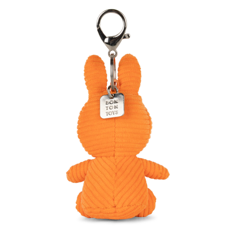 Miffy & Friends Miffy Keychain (ECO) Corduroy Orange 10cm