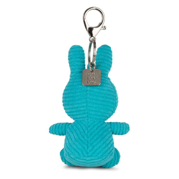 Miffy & Friends Miffy Keychain ECO Corduroy Teal 10 cm