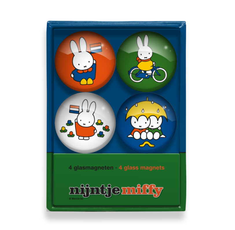 Miffy Window Box Glass Magnets Miffy Holland