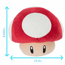 Load image into Gallery viewer, Super Mario Mega Mocchi Mocchi Super Mushroom (Large) 15"