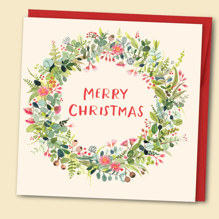 Papernest Merry Christmas Bush Wreath Card