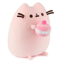 Load image into Gallery viewer, Pusheen Squisheen Snackable Plush Cherry Macaron 24cm