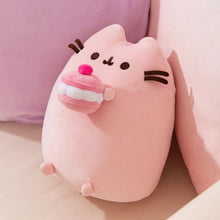 Load image into Gallery viewer, Pusheen Squisheen Snackable Plush Cherry Macaron 24cm