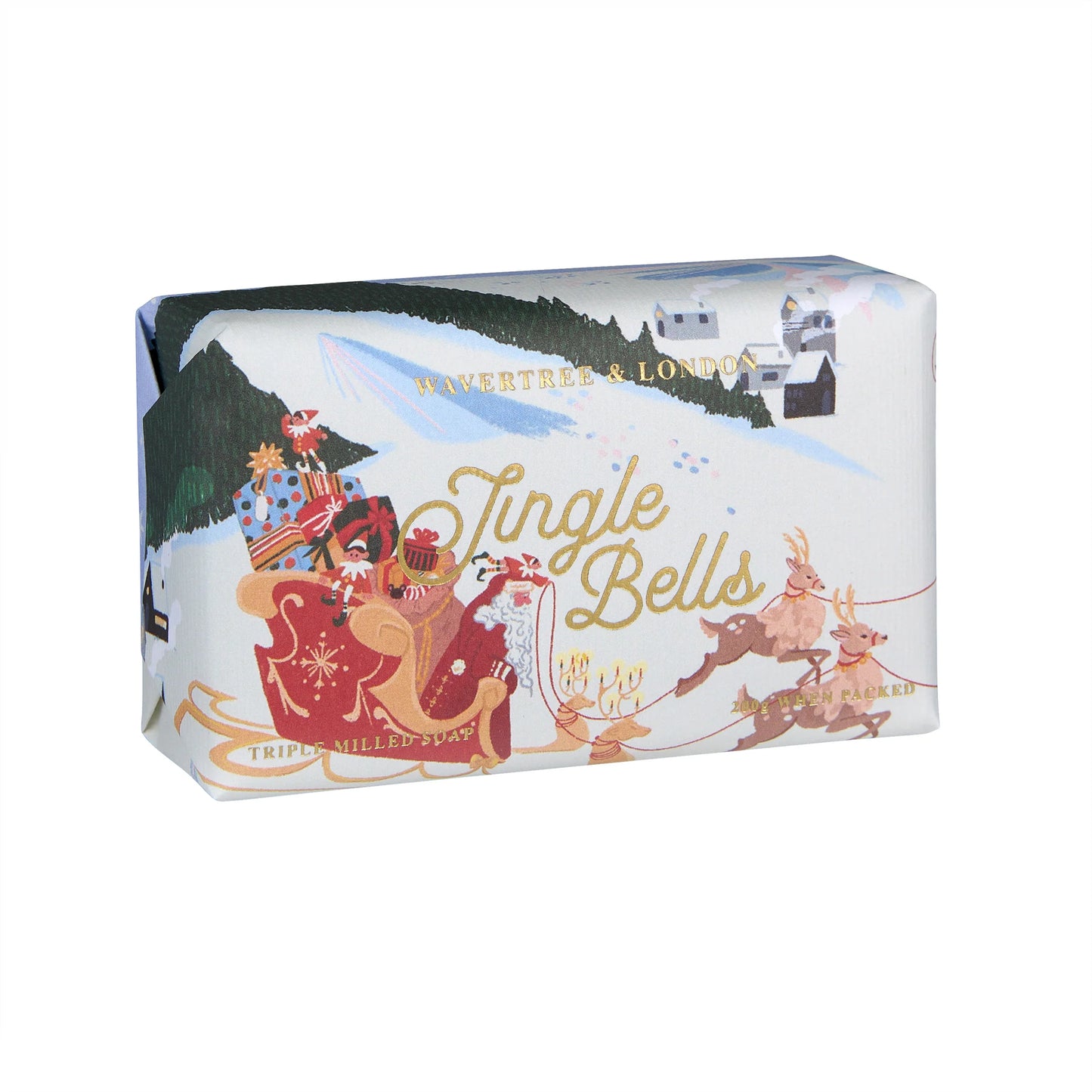 Wavertree & London Soap Jingle Bells Soap Bar 200g
