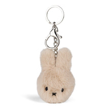 Load image into Gallery viewer, Miffy & Friends Miffy ECO Fuzzy Keychain Beige 8cm