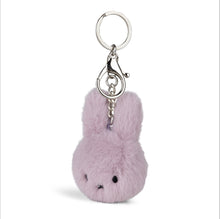 Load image into Gallery viewer, Miffy & Friends Miffy ECO Fuzzy Keychain Lilac 8cm