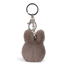 Load image into Gallery viewer, Miffy & Friends Miffy ECO Fuzzy Keychain Taupe 8cm