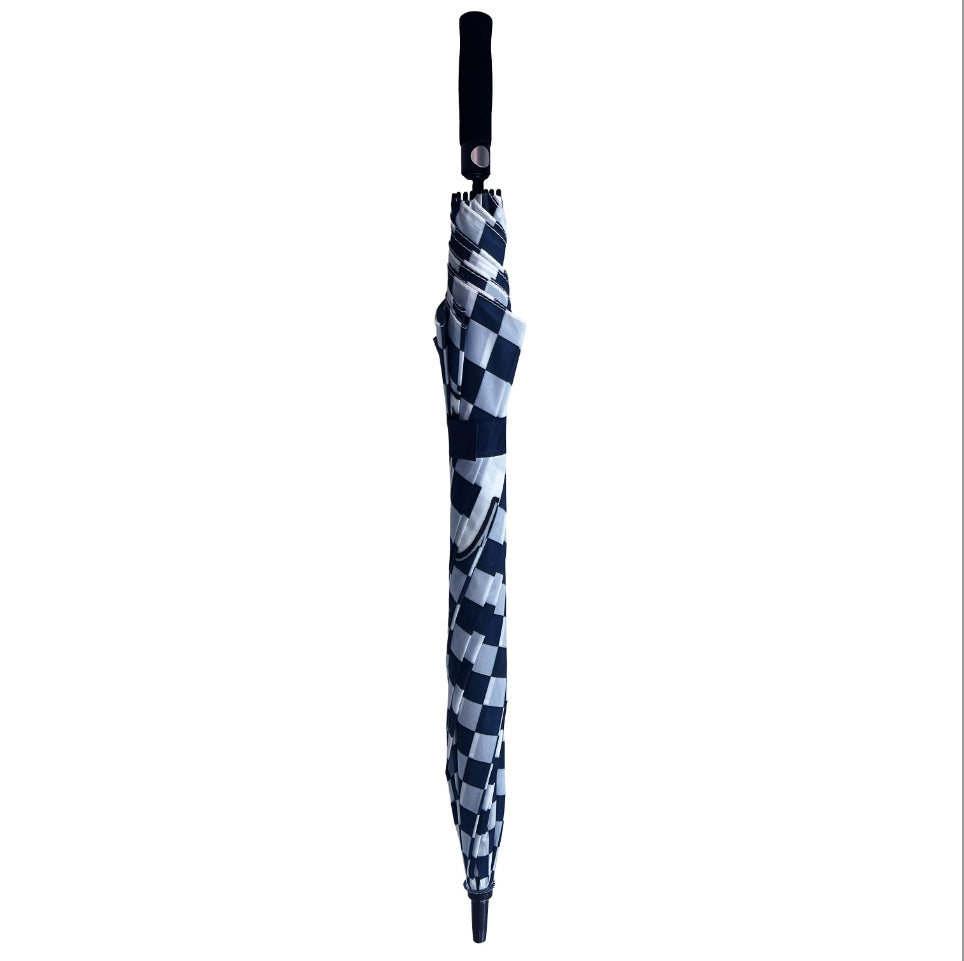 Miffy Umbrella Midnight Navy Checkerboard Large