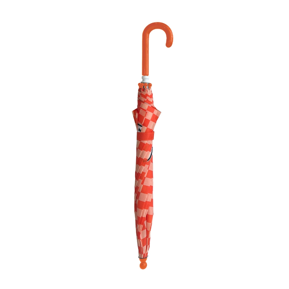 Miffy Umbrella Red Peach Checkerboard Small