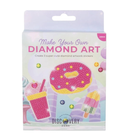Discovery Zone Diamond Art Stickers 3pcs Set