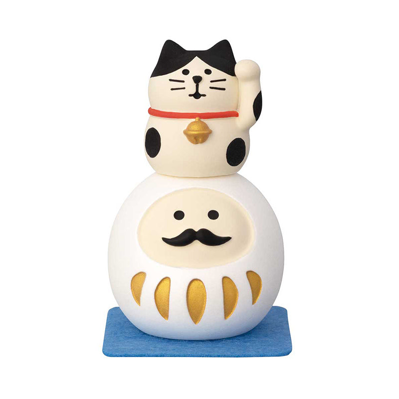 Decole Concombre Figurine - Fuku Mono - Pray for Passing Exam White Daruma