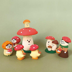 Decole Concombre Figurine - Mushroom Forest - Mushroom Bird