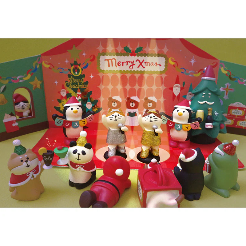 Decole Concombre Figurine - Christmas Party - Cheers! - Panda