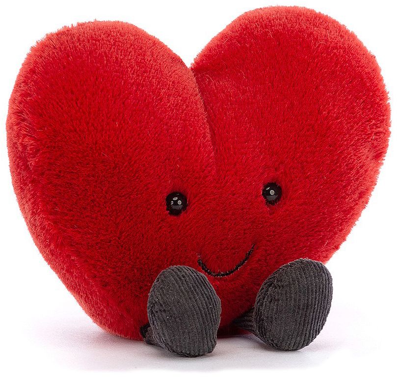 Jellycat Amuseable Red Heart Small 12cm
