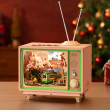 Load image into Gallery viewer, Robotime Rolife Sakura Dreamy Tour DIY Music Box 3D Wooden Puzzle AMT02