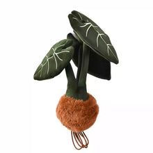 Load image into Gallery viewer, PlushWoods Alocasia Frydek Plant Plush With Pot 25cm