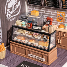 Load image into Gallery viewer, Robotime Rolife DIY Plastic Superstore Golden Wheat Bakery