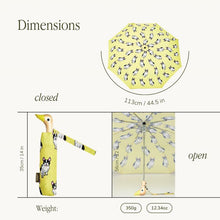 Load image into Gallery viewer, Original Duckhead Duck Umbrella Compact - Coucou Suzette Bouledogue Yellow 5x7x35cm