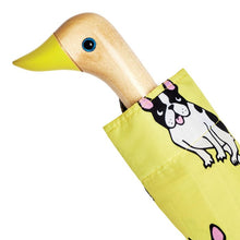 Load image into Gallery viewer, Original Duckhead Duck Umbrella Compact - Coucou Suzette Bouledogue Yellow 5x7x35cm