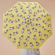 Load image into Gallery viewer, Original Duckhead Duck Umbrella Compact - Coucou Suzette Bouledogue Yellow 5x7x35cm
