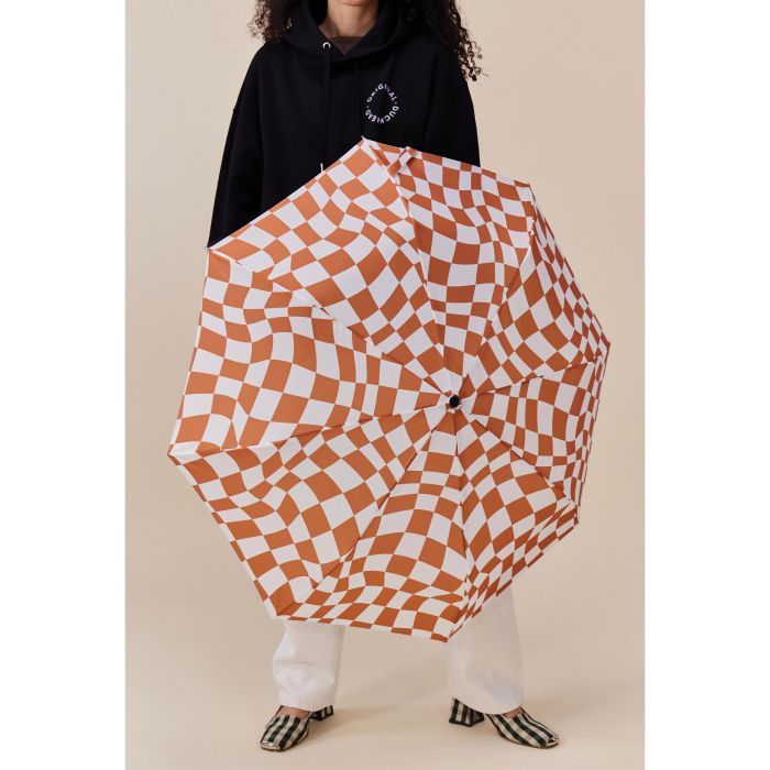 The Original Duckhead Umbrella Compact-Peanut Butter Checks