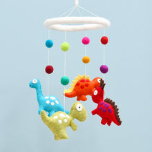 Load image into Gallery viewer, Tara Treasures - Nursery Cot Mobile - Dinosaurs