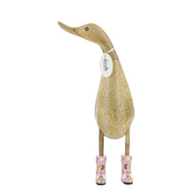 Load image into Gallery viewer, DCUK Natural Welly Ducklet Flowers Natural (1 pcs)