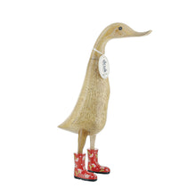 Load image into Gallery viewer, DCUK Natural Welly Ducklet Flowers Natural (1 pcs)