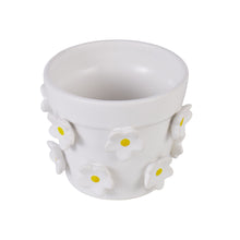 Load image into Gallery viewer, Emporium Lily Planter White 13x12.6x10.3cm