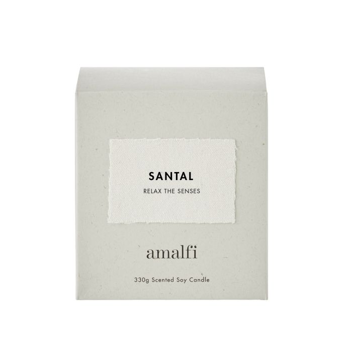 Amalfi Santal Scented Soy Wax Candle 330g