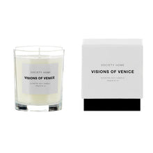 Load image into Gallery viewer, Society Home Visions of Venice Scented Soy Candle 180g