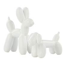 Load image into Gallery viewer, Emporium Bubbles Balloon Dog Sculpture White