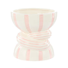 Load image into Gallery viewer, Emporium Lulu Collection Twist Stripe Vase Pink