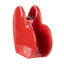 Load image into Gallery viewer, Emporium Sweetheart Vase Small Red 15x5.5x14cm