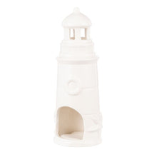 Load image into Gallery viewer, Emporium Landry Tealight Holder Matte White 6.5x6.5x17.7cm
